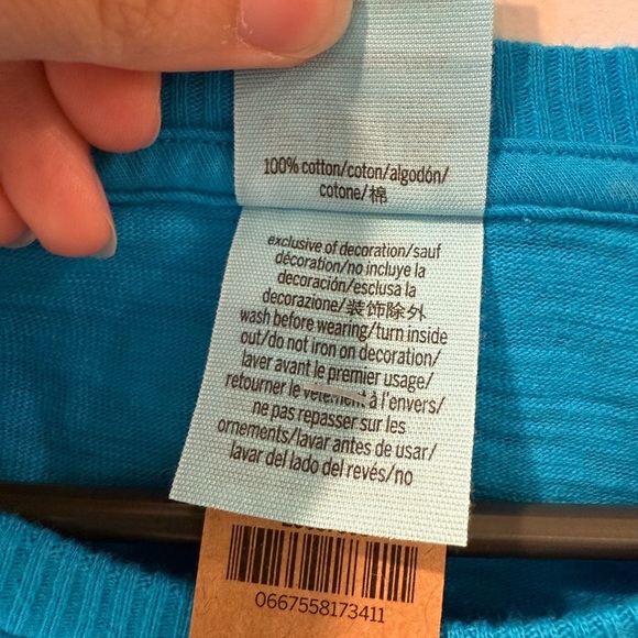 PINK Victoria's Secret Vibrant Blue Short Sleeve Tee - Picture 3 of 6